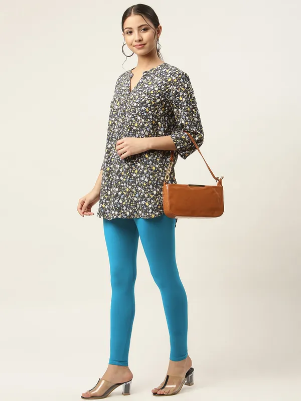 Rama_Green_Viscose_Rayon_Elasticated_Waistband_Ankle_Length_Leggings_For_Women_&_Girls