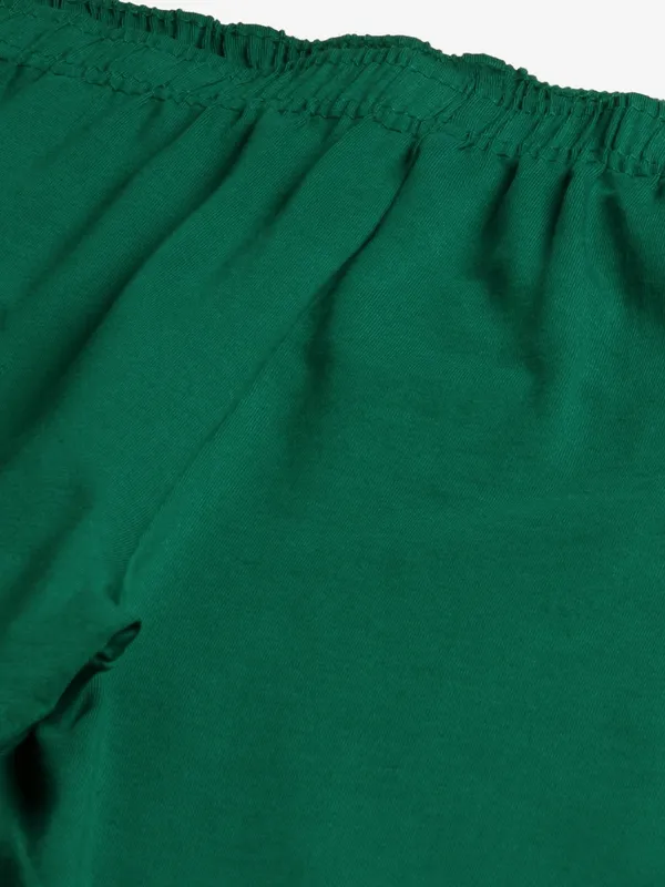 Green_Viscose_Rayon_Elasticated_Waistband_Ankle_Length_Leggings_For_Women_&_Girls