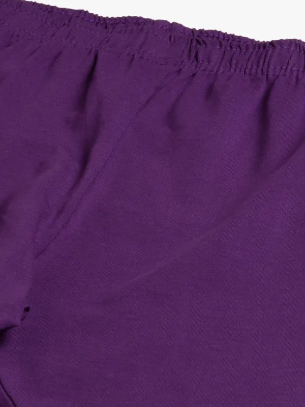 Purple_Viscose_Rayon_Elasticated_Waistband_Ankle_Length_Leggings_For_Women_&_Girls