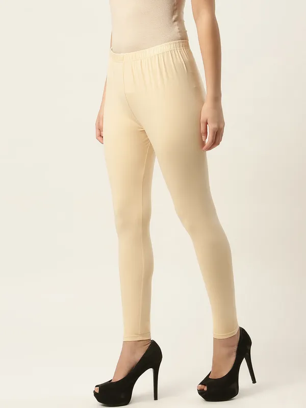 Skin_Viscose_Rayon_Elasticated_Waistband_Ankle_Length_Leggings_For_Women_&_Girls