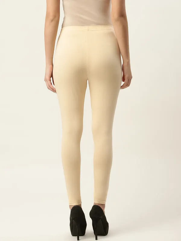 Skin_Viscose_Rayon_Elasticated_Waistband_Ankle_Length_Leggings_For_Women_&_Girls