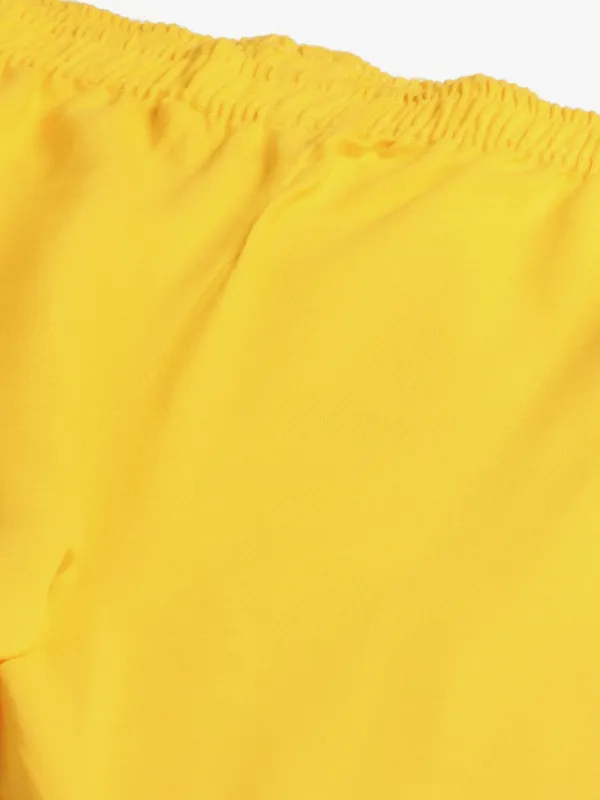Light_Yellow_Viscose_Rayon_Elasticated_Waistband_Ankle_Length_Leggings_For_Women_&_Girls