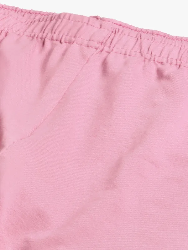 Dusty_Pink_Viscose_Rayon_Elasticated_Waistband_Ankle_Length_Leggings_For_Women_&_Girls