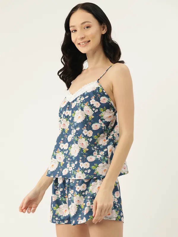 Blue_Cami_Short_Nightwear/_Nighty_Set_For_Women
