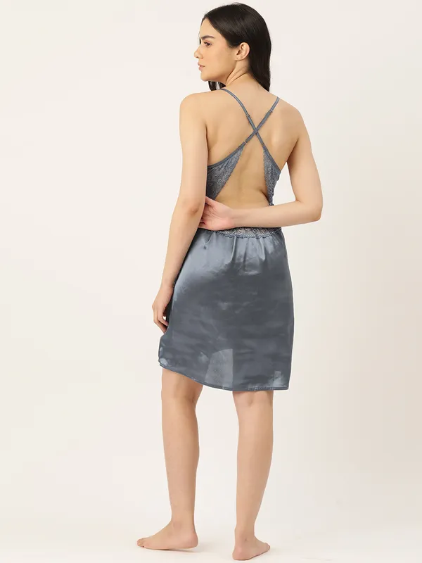 Grey_Icy_Silk_Satin_Nightwear/_Nighty_For_Women