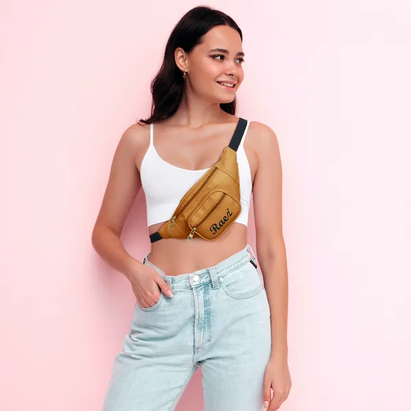 Tan_Waist_Bag_for_Girls_and_Boys_|_Stylish_and_Comfortable
