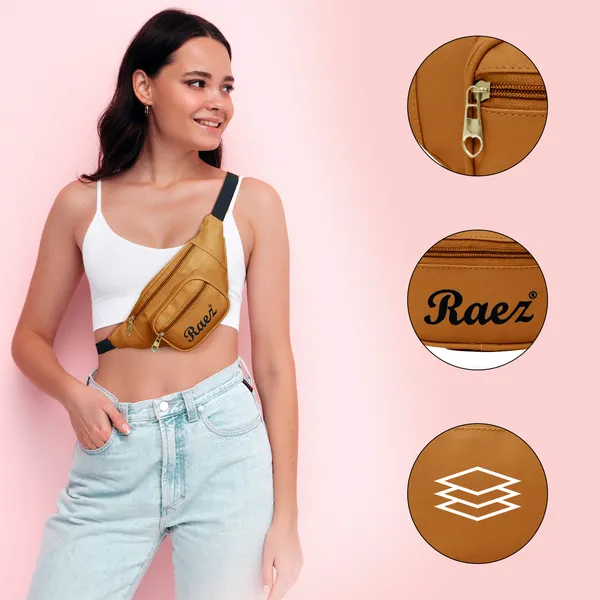 Tan_Waist_Bag_for_Girls_and_Boys_|_Stylish_and_Comfortable