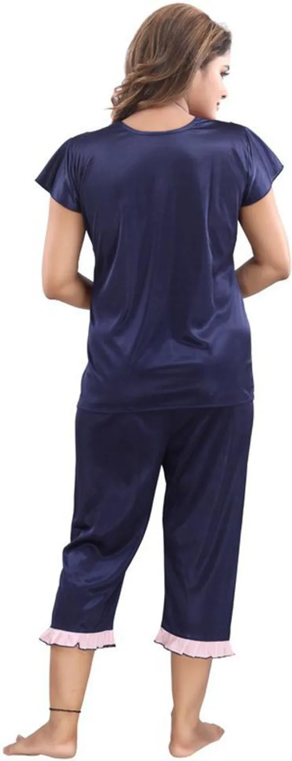 Dark_Blue_Satin_Solid_Regular_Fit_Nighty_Set_For_Women_(4_pcs)