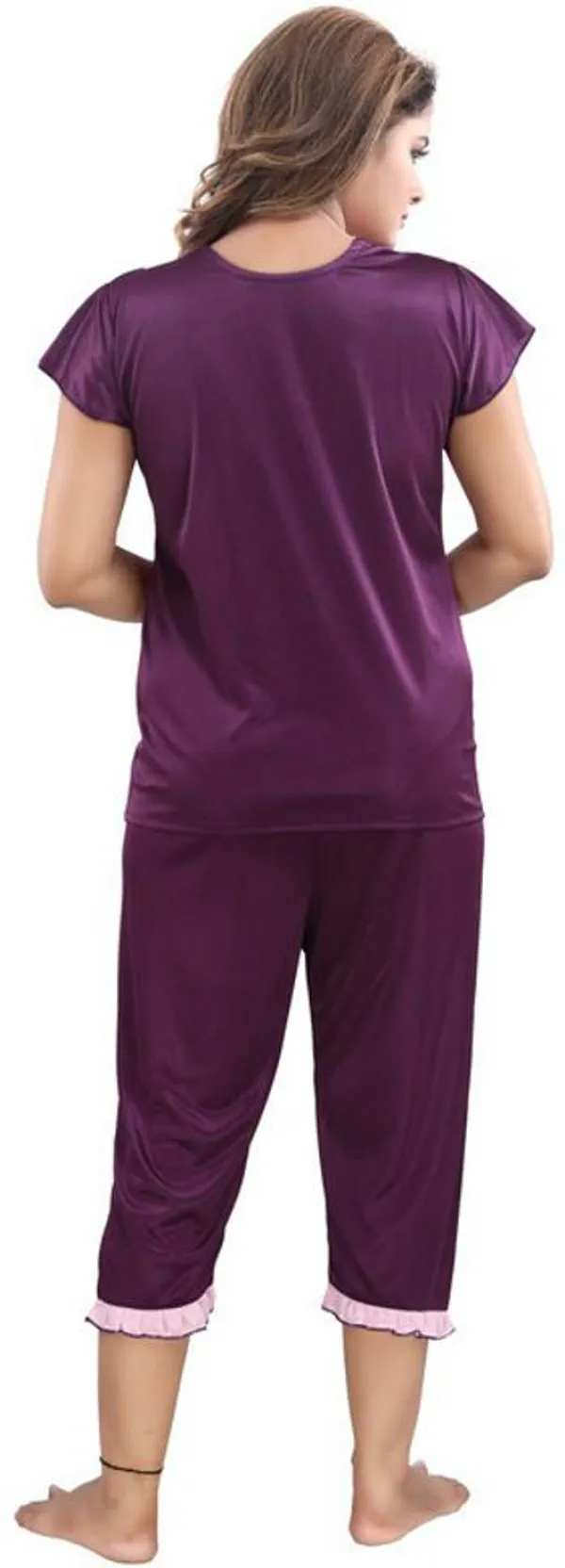 Purple_Satin_Solid_Regular_Fit_Nighty_Set_For_Women_(4_pcs)