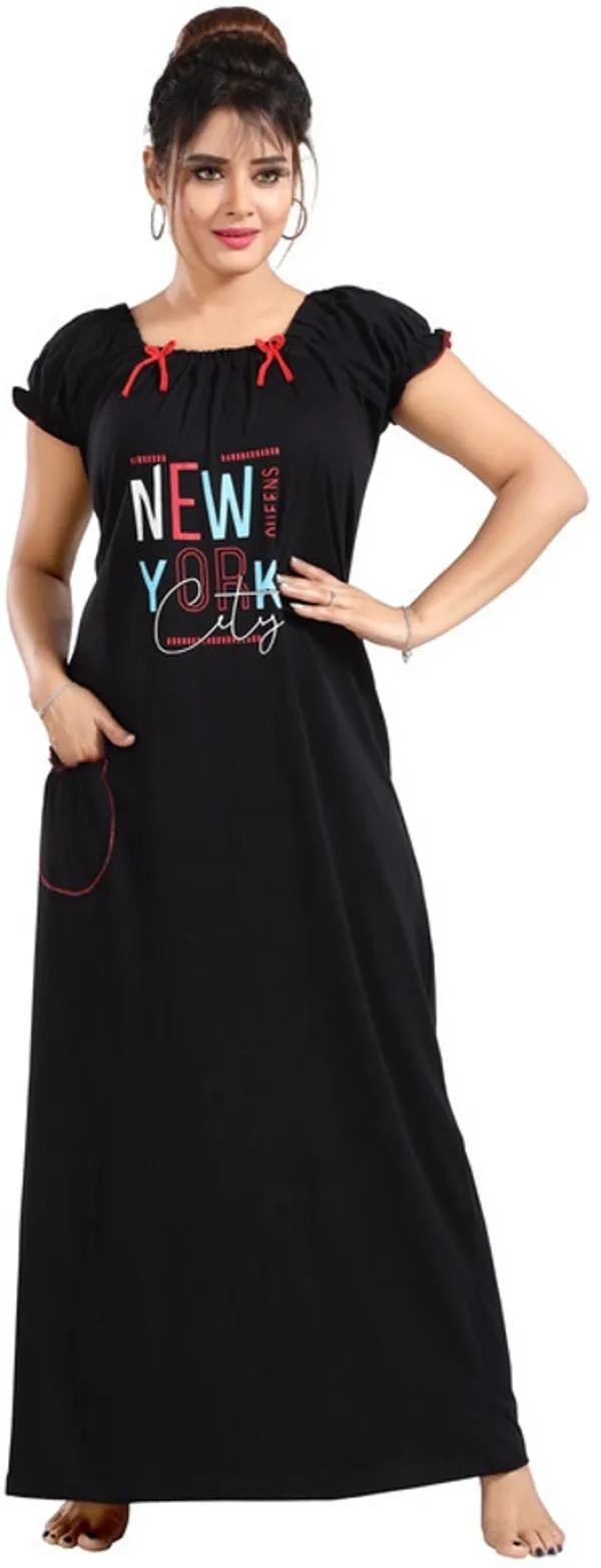 Black_Cotton_Printed_Regular_Fit_Nighty_For_Women