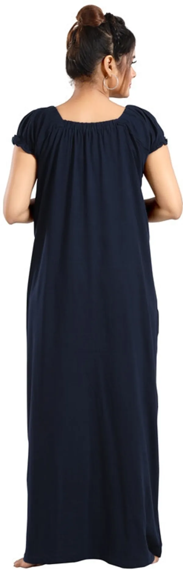 Dark_Blue_Cotton_Printed_Regular_Fit_Nighty_For_Women