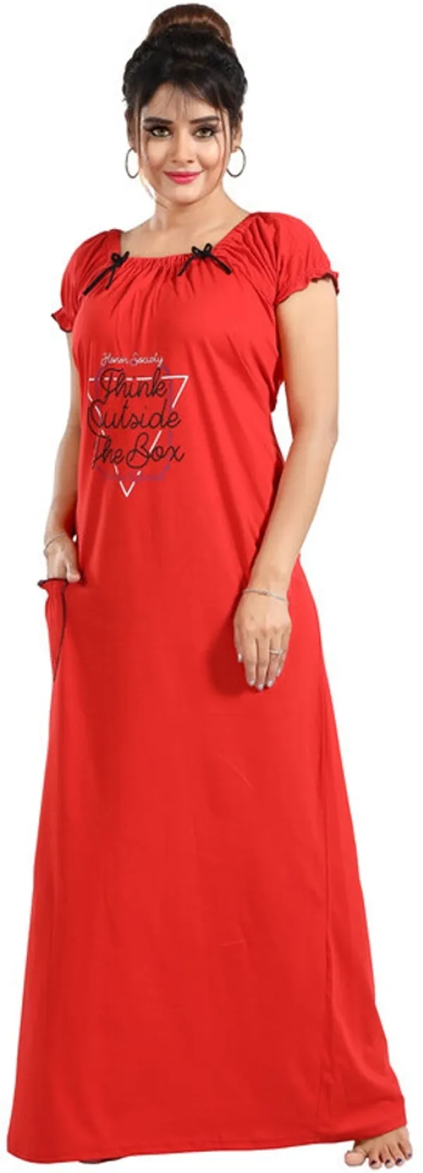 Red_Cotton_Printed_Regular_Fit_Nighty_For_Women