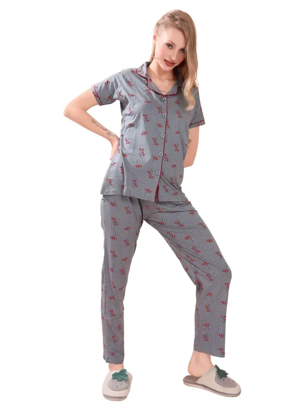 Grey_Two_Way_Lycra_Regular_Fit_Solid_Night_Wear_For_Women