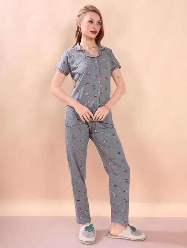 Grey_Two_Way_Lycra_Regular_Fit_Solid_Night_Wear_For_Women