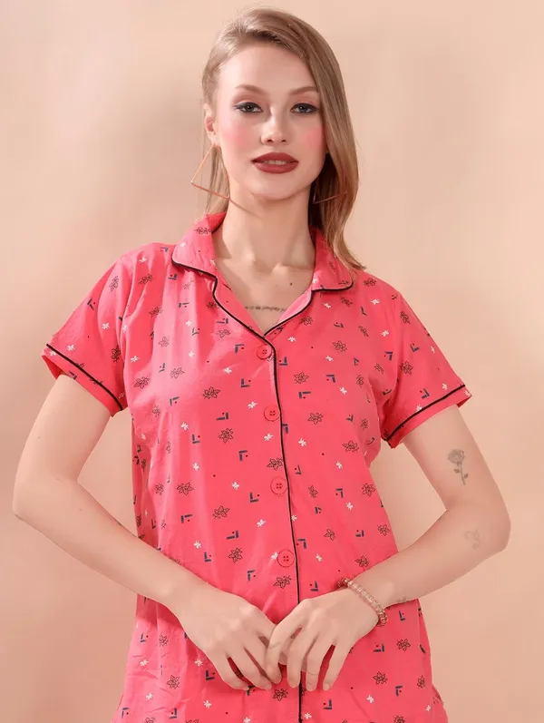 Pink_Two_Way_Lycra_Regular_Fit_Solid_Night_Wear_For_Women