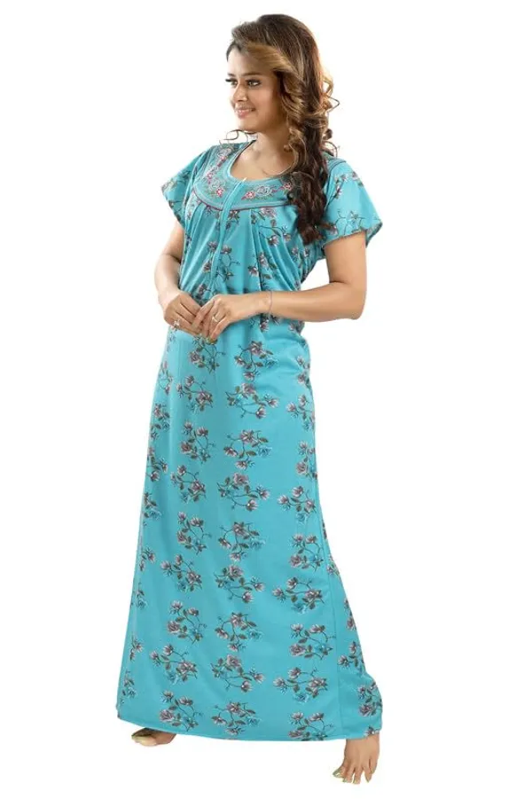 Green_Two_Way_Lycra_Regular_Fit_Solid_Night_Wear_For_Women