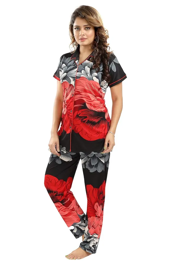 Red_Two_Way_Lycra_Regular_Fit_Solid_Night_Wear_For_Women
