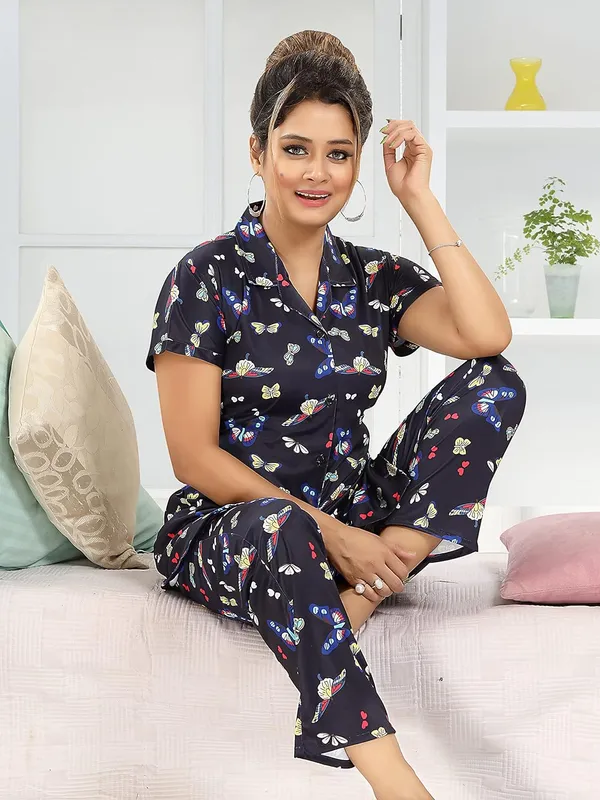 Navy_Blue_Two_Way_Lycra_Regular_Fit_Solid_Night_Wear_For_Women