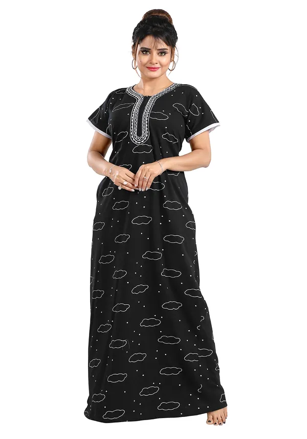 Black_Two_Way_Lycra_Regular_Fit_Solid_Night_Wear_For_Women