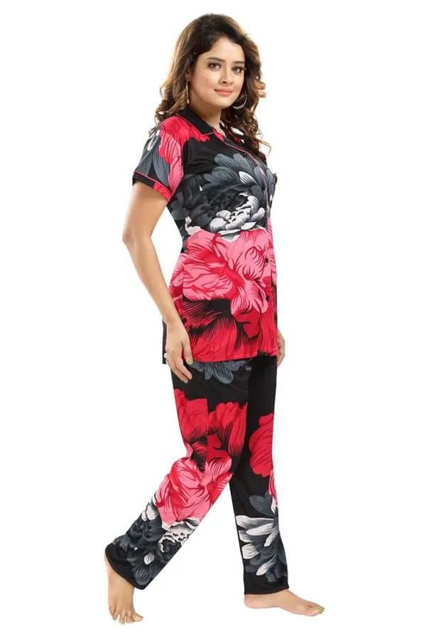 Pink_Two_Way_Lycra_Regular_Fit_Solid_Night_Wear_For_Women