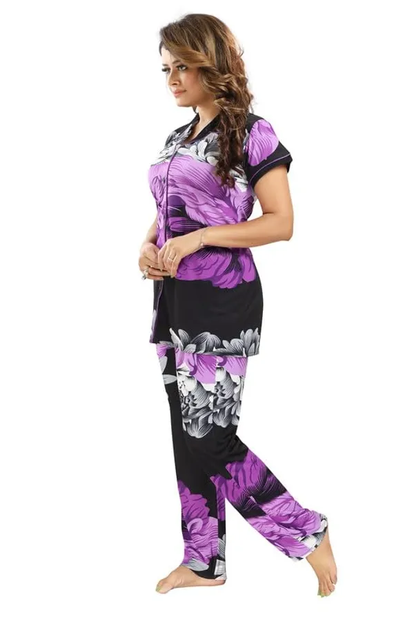 Purple_Two_Way_Lycra_Regular_Fit_Solid_Night_Wear_For_Women