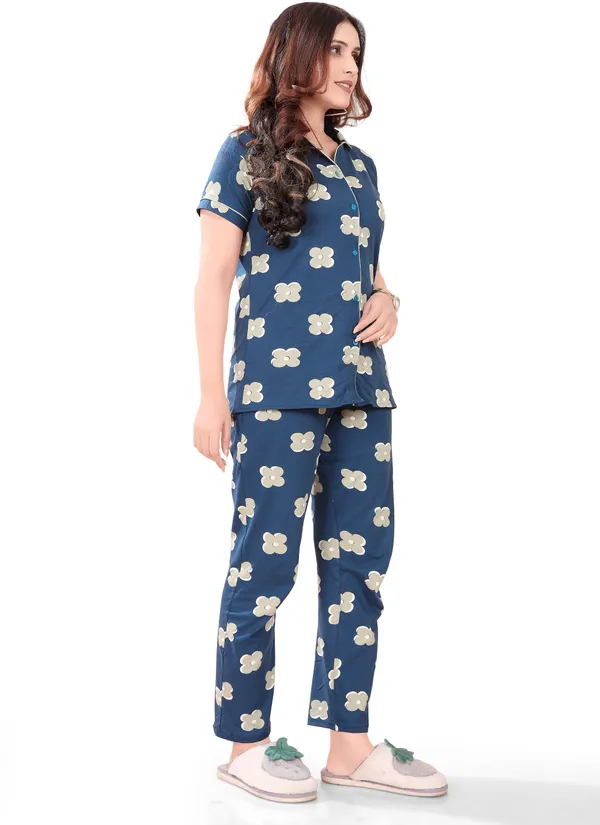 Blue_Cotton_Printed_Shirt_&_Pyjama_Set_For_Women_(_Pack_Of_2_)
