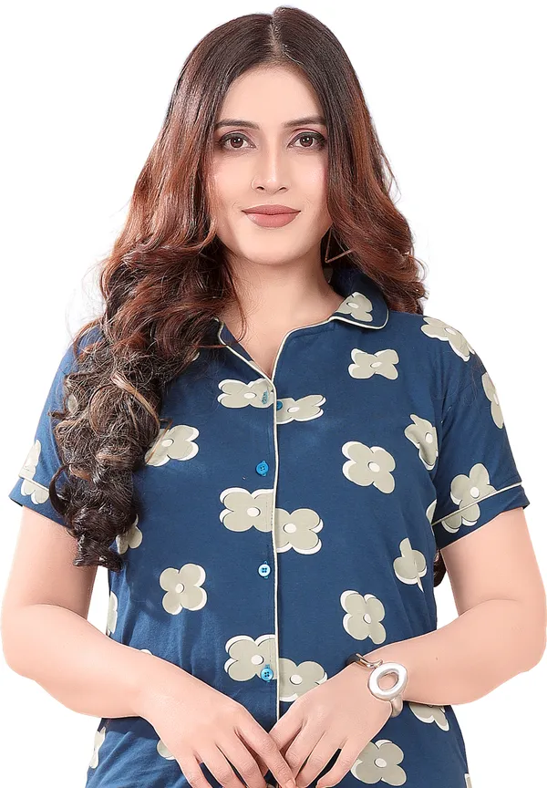 Blue_Cotton_Printed_Shirt_&_Pyjama_Set_For_Women_(_Pack_Of_2_)