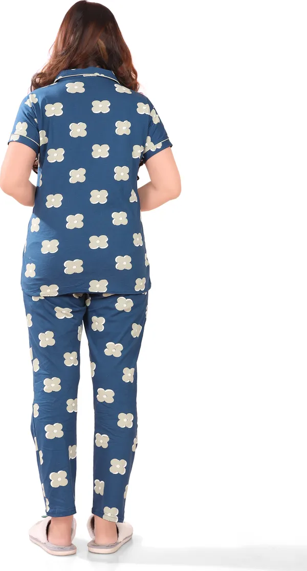Blue_Cotton_Printed_Shirt_&_Pyjama_Set_For_Women_(_Pack_Of_2_)