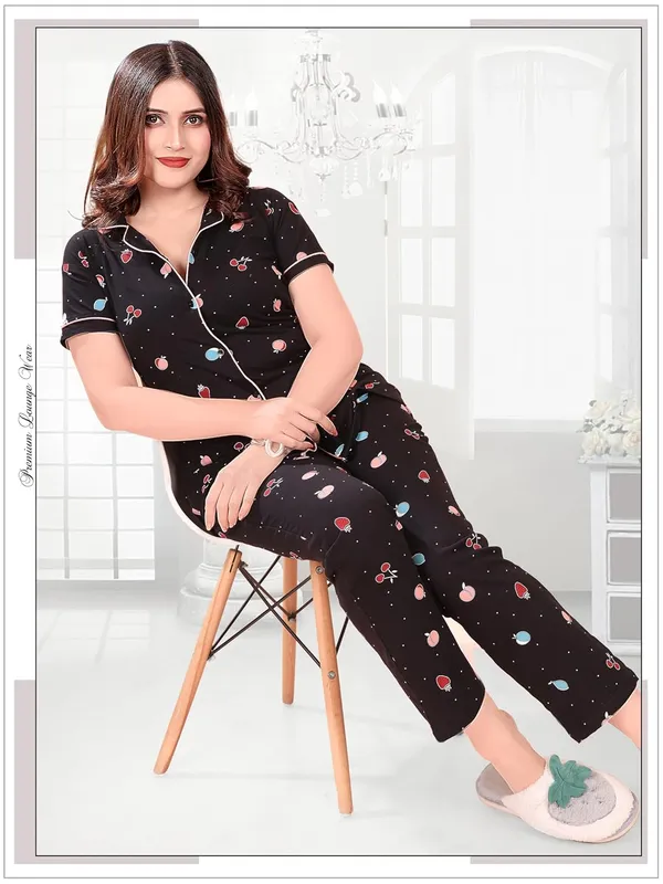 Black_Two_Way_Lycra_Regular_Fit_Solid_Night_Wear_For_Women