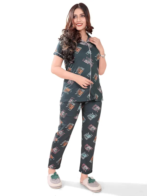 Green_Two_Way_Lycra_Regular_Fit_Solid_Night_Wear_For_Women