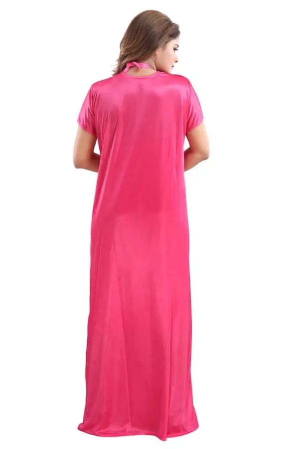 Pink_Two_Way_Lycra_Regular_Fit_Solid_Night_Wear_For_Women_(4_Piece_Set)