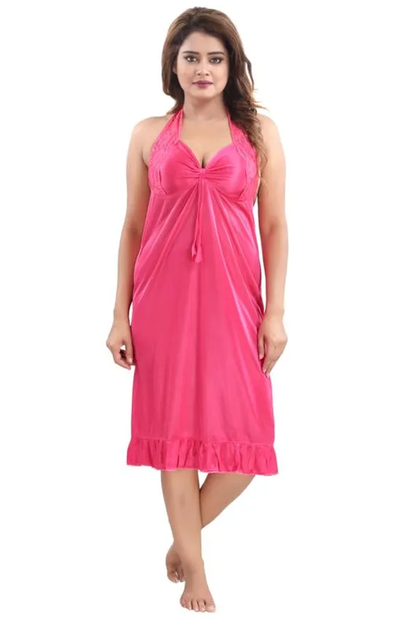 Pink_Two_Way_Lycra_Regular_Fit_Solid_Night_Wear_For_Women_(4_Piece_Set)