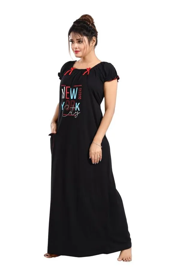 Black_Two_Way_Lycra_Regular_Fit_Solid_Night_Wear_For_Women