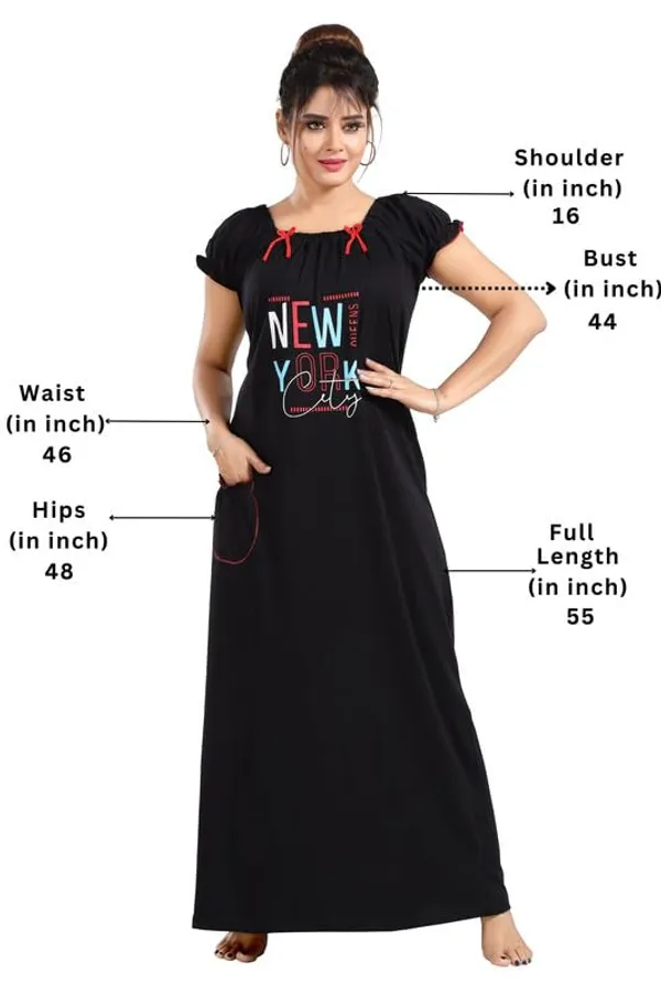 Black_Two_Way_Lycra_Regular_Fit_Solid_Night_Wear_For_Women