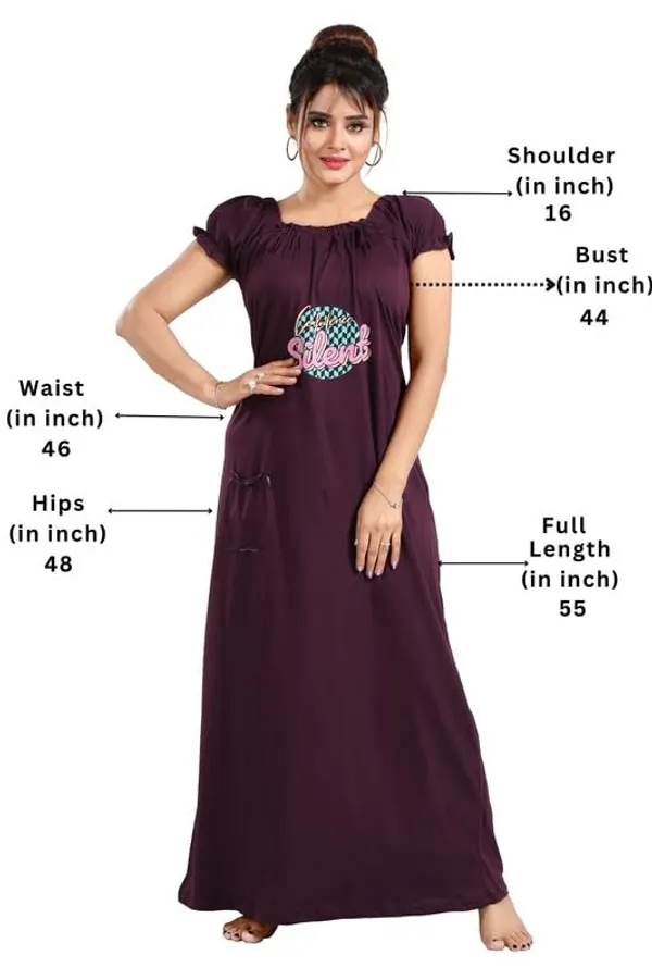 Purple_Two_Way_Lycra_Regular_Fit_Solid_Night_Wear_For_Women