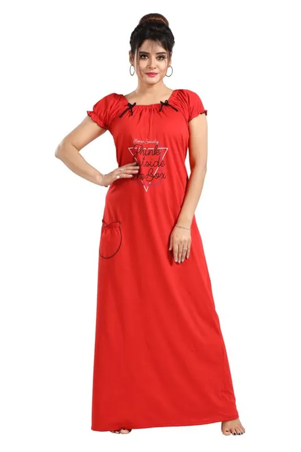 Red_Two_Way_Lycra_Regular_Fit_Solid_Night_Wear_For_Women