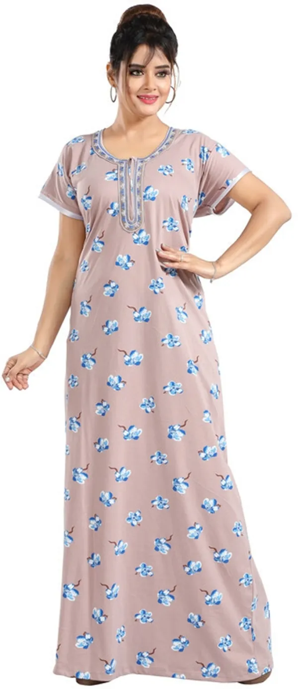 Beige_Cotton_Printed_Regular_Fit_Nighty_For_Women