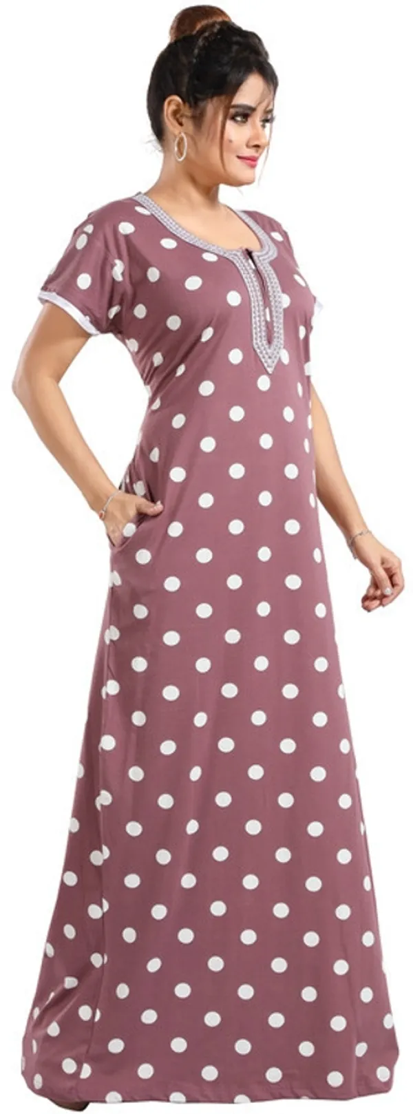 Brown_Cotton_Printed_Regular_Fit_Nighty_For_Women