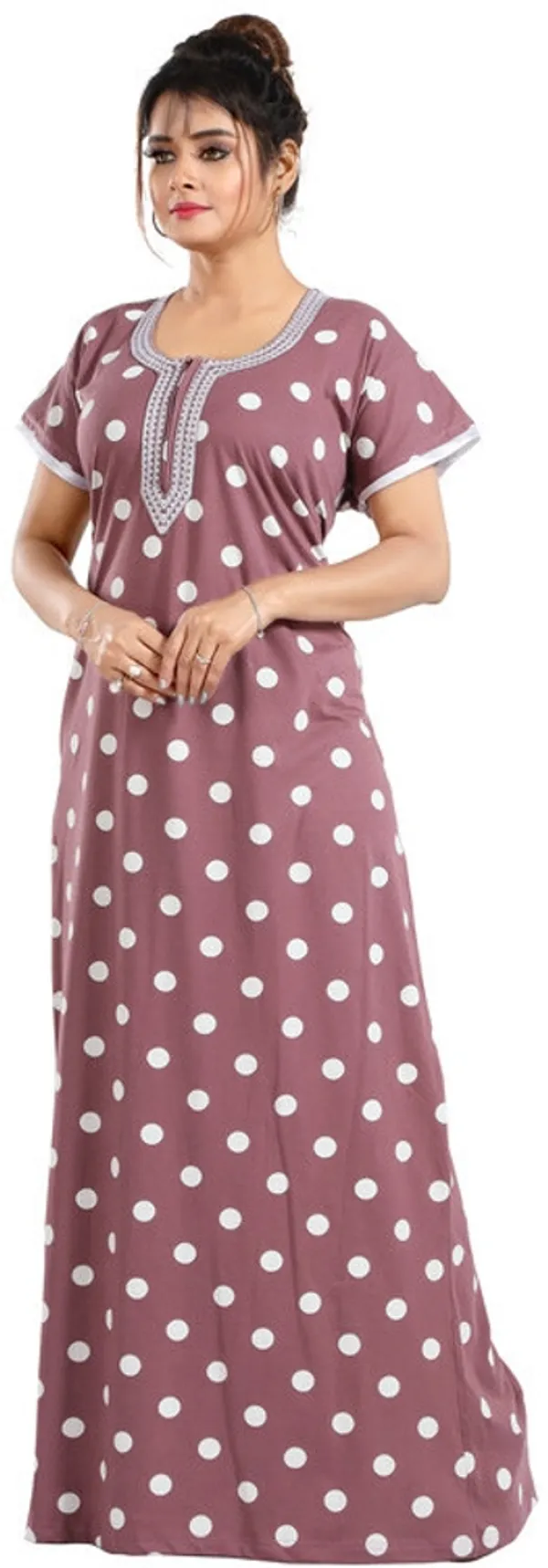 Brown_Cotton_Printed_Regular_Fit_Nighty_For_Women