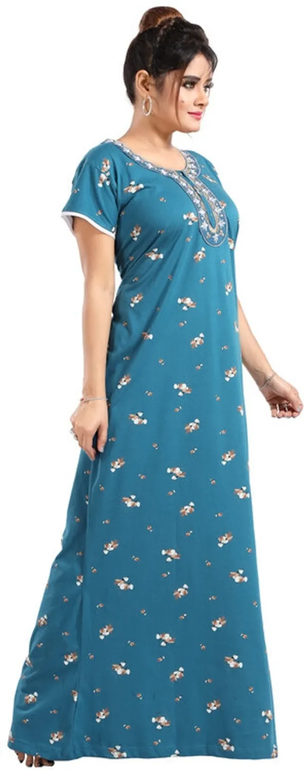 Blue_Cotton_Printed_Regular_Fit_Nighty_For_Women