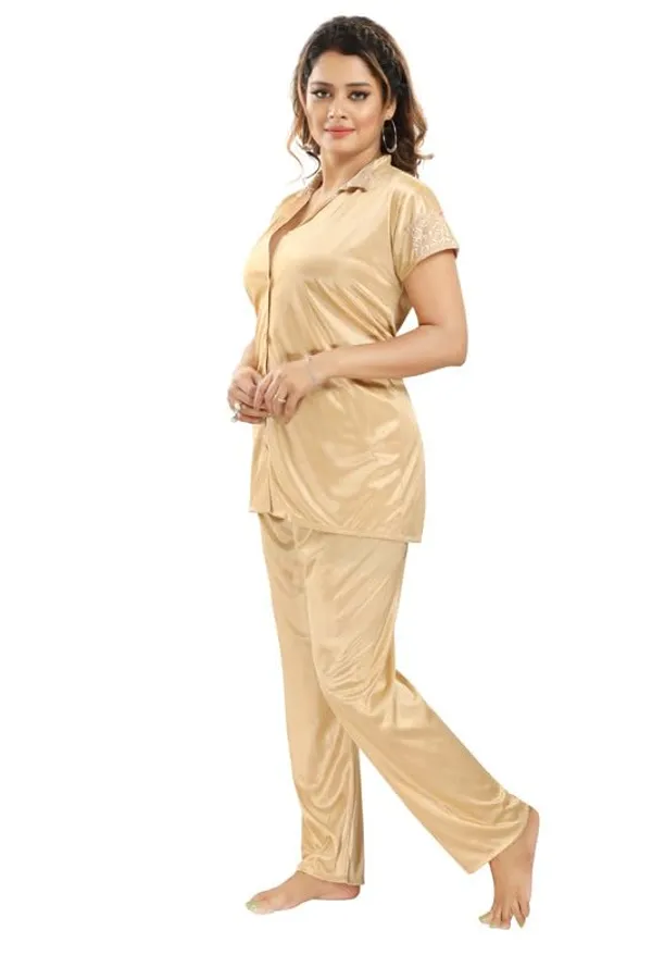 Beige_Two_Way_Lycra_Regular_Fit_Solid_Night_Wear_For_Women