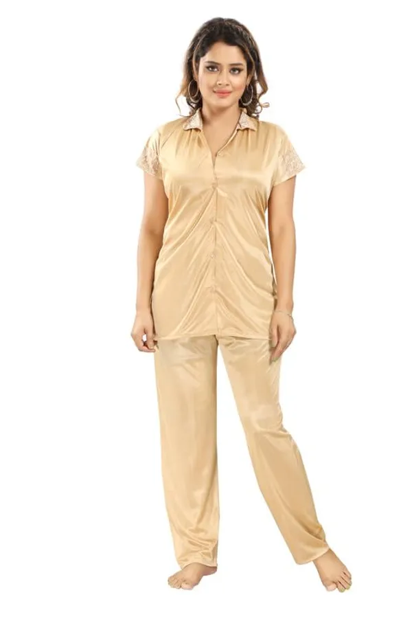 Beige_Two_Way_Lycra_Regular_Fit_Solid_Night_Wear_For_Women