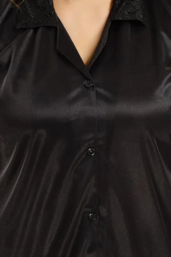 Black_Two_Way_Lycra_Regular_Fit_Solid_Night_Wear_For_Women