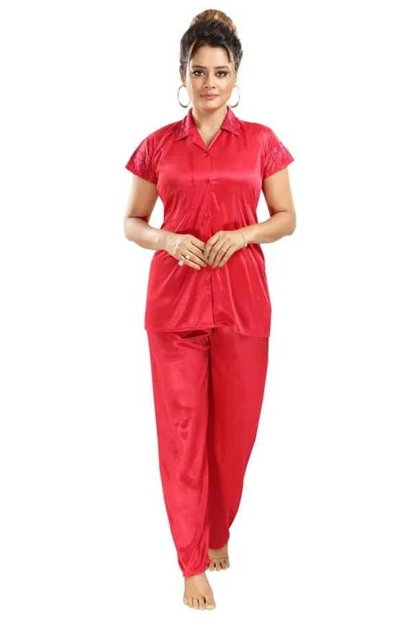 Pink_Two_Way_Lycra_Regular_Fit_Solid_Night_Wear_For_Women