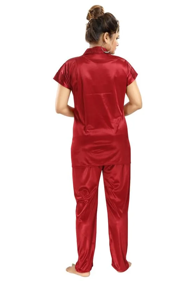 Maroon_Two_Way_Lycra_Regular_Fit_Solid_Night_Wear_For_Women