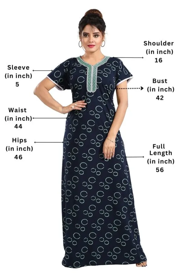 Dark_Blue_Two_Way_Lycra_Regular_Fit_Solid_Night_Wear_For_Women