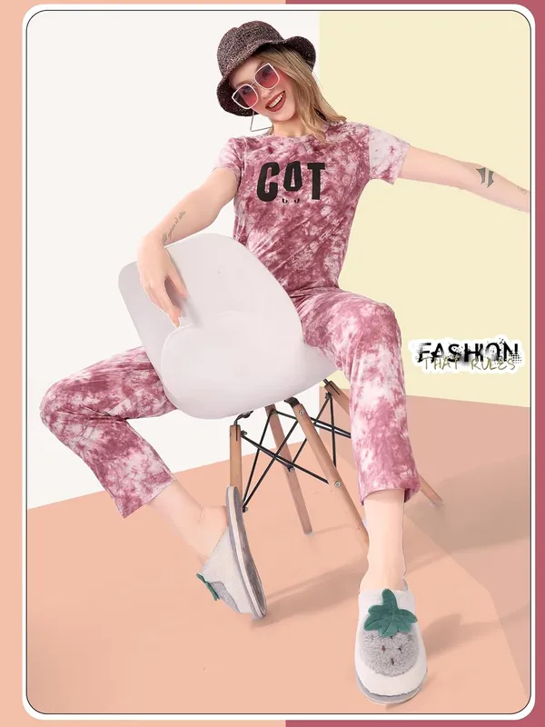 Pink_Two_Way_Lycra_Regular_Fit_Solid_Night_Wear_For_Women