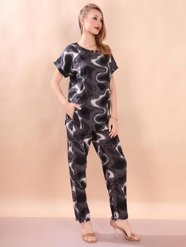 Dark_Blue_Two_Way_Lycra_Regular_Fit_Solid_Night_Wear_For_Women