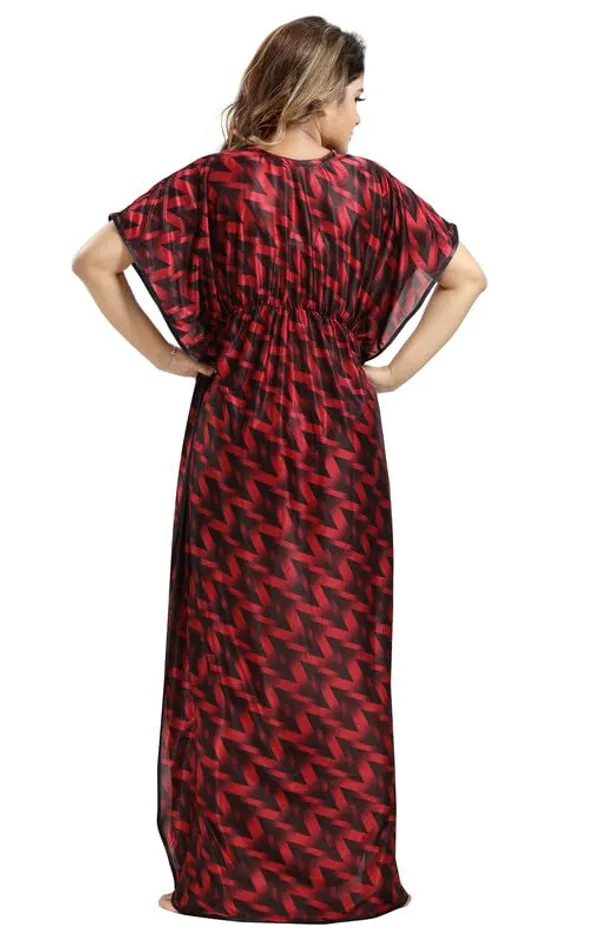 Maroon_Two_Way_Lycra_Regular_Fit_Solid_Night_Wear_For_Women