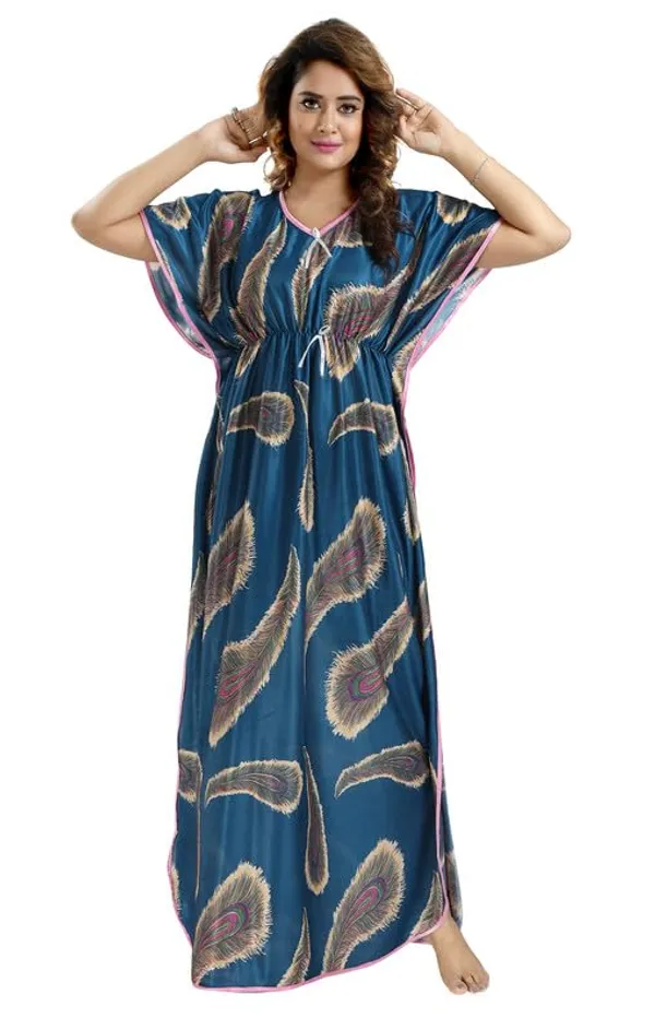 Blue_Two_Way_Lycra_Regular_Fit_Solid_Night_Wear_For_Women
